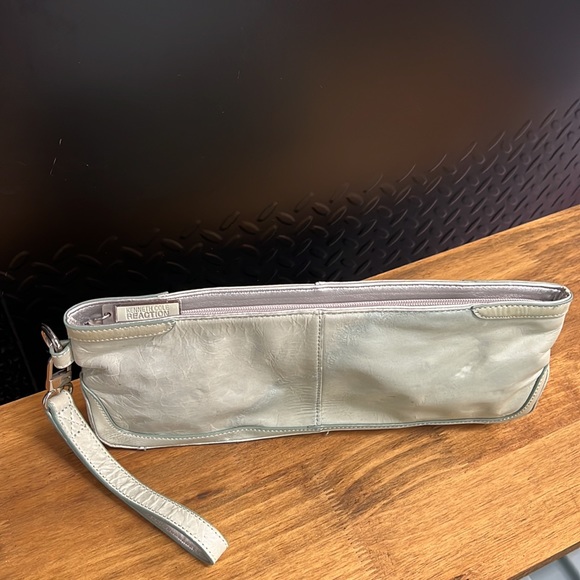 Kenneth Cole - Reaction mint green leather clutch - Picture 3 of 4